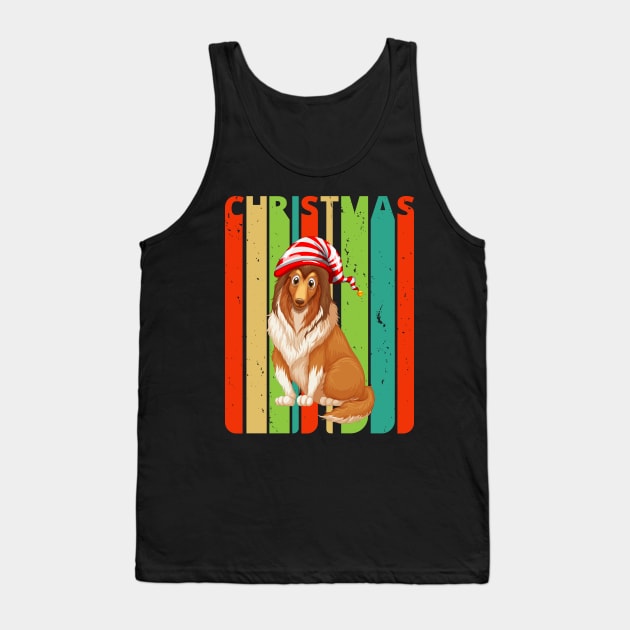 Colourful Christmas Dog Tank Top by MadebyTigger